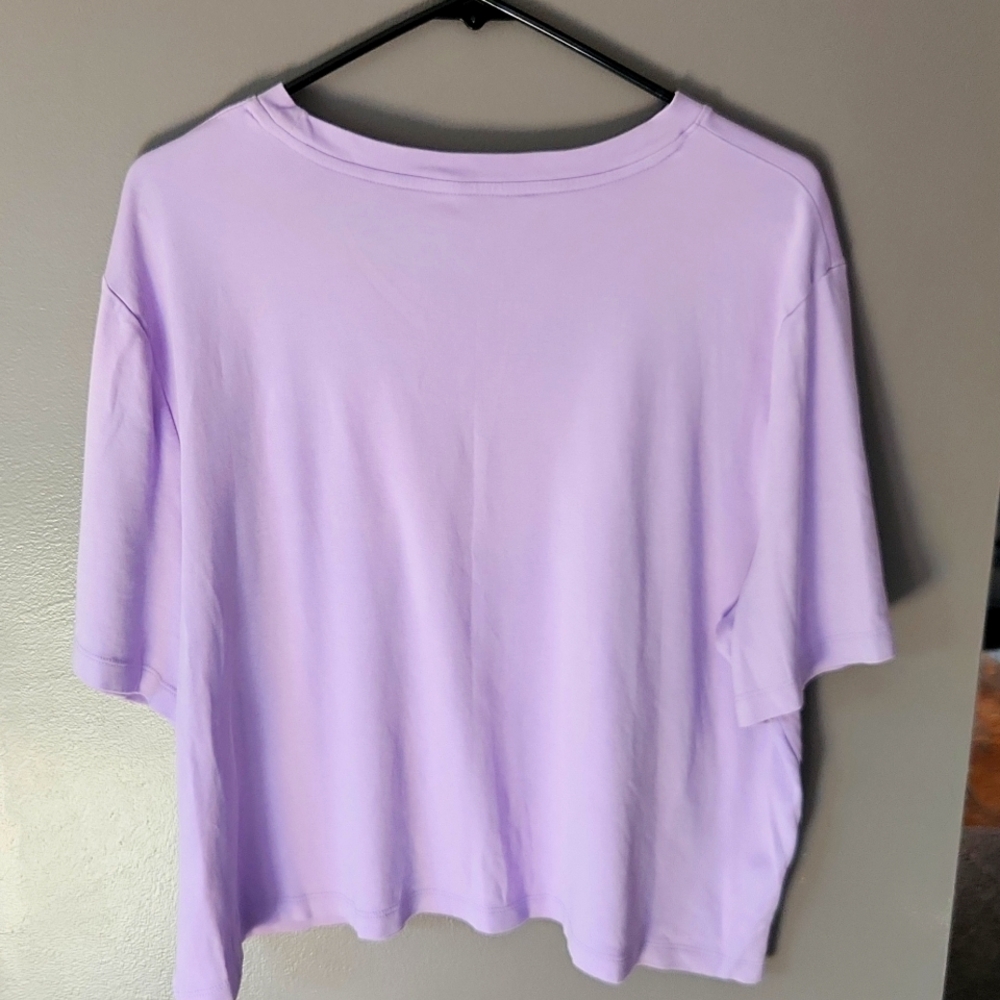 A New Day Crewneck Super Soft Cropped T Shirt Top - Picture 4 of 4